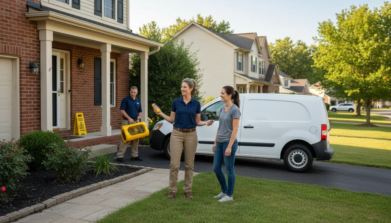 Water restoration image for Dehumidification And Cleanup Services in Crandall, GA